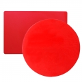 亚信（Arxin）NO.323 大号红色圆型胶垫 加厚高弹性印章垫银行印台垫财务专用盖章软垫子敲章垫办公用品