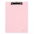 得力（deli） 9225文件夹板垫板夹写字板书写板纸夹板A4夹垫板车间用办公用品粉红色