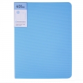 得力（deli）得力彩色资料册30/40/60页硬塑料试卷资料夹册A4办公用插页文件夹蓝色40页资料册(5066)