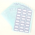 得力（deli）企业定制 7194 自粘性标签贴/标签纸/便签纸姓名贴/口取纸（24*27mm）蓝格子20本