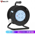 公牛（BULL）GN-8030 过热保护电缆卷盘插座/插排  4位30米卷线盘工程专用