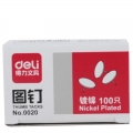 得力 deli 0020图钉 镀镍图钉 办公文具用品 100枚/盒 20盒